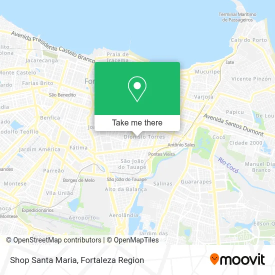 Shop Santa Maria map