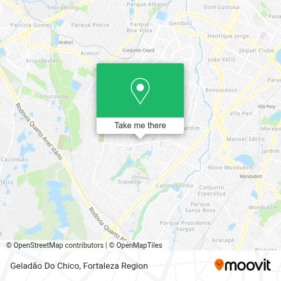 Geladão Do Chico map