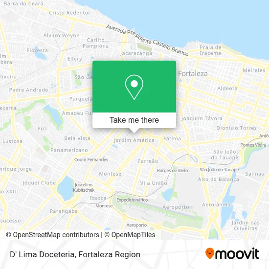 D' Lima Doceteria map