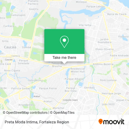 Preta Moda Intima map