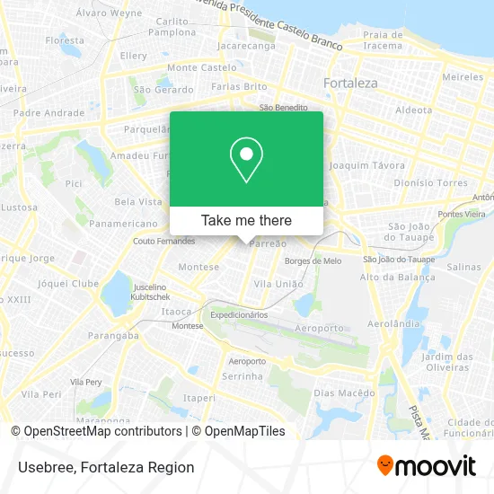 Usebree map