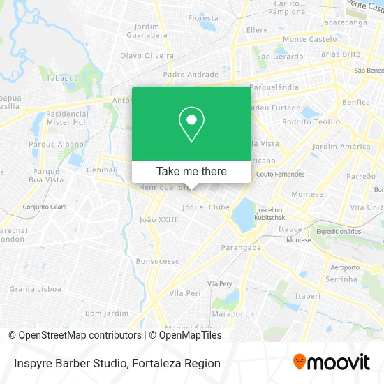 Inspyre Barber Studio map