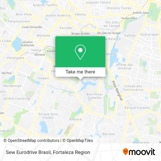 Sew Eurodrive Brasil map