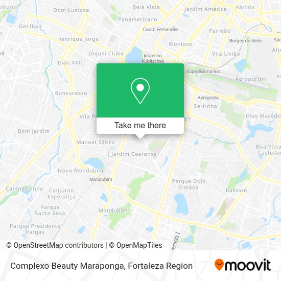 Complexo Beauty Maraponga map
