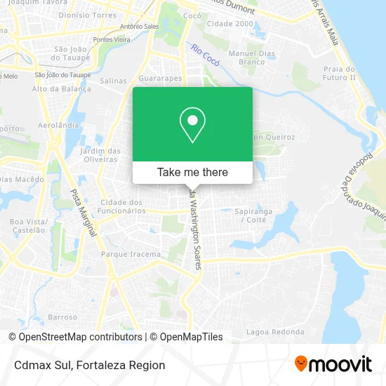 Cdmax Sul map
