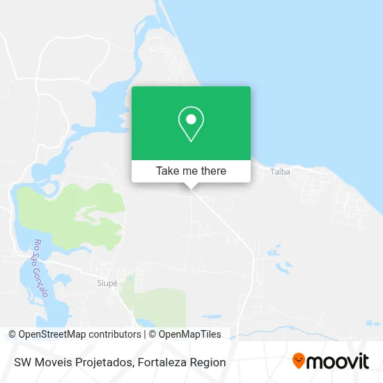SW Moveis Projetados map