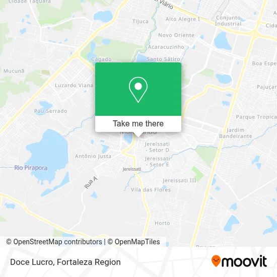 Doce Lucro map