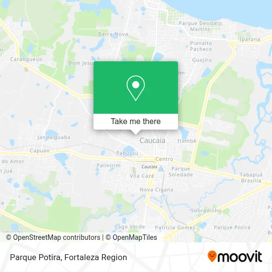 Parque Potira map