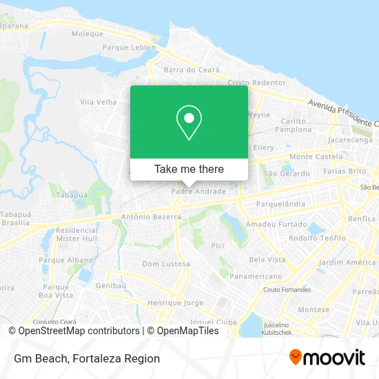 Gm Beach map