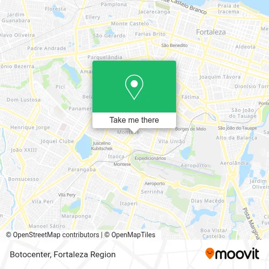 Botocenter map