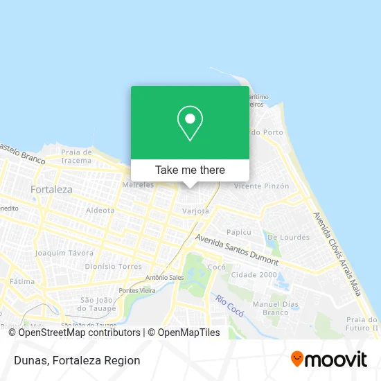 Dunas map