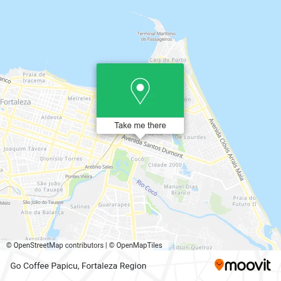 Go Coffee Papicu map