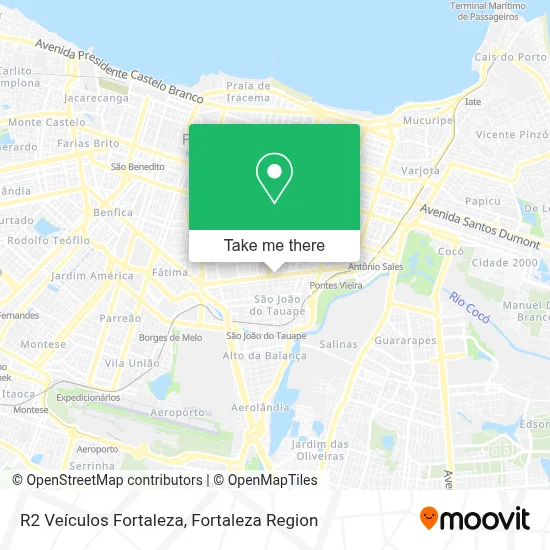 R2 Veículos Fortaleza map