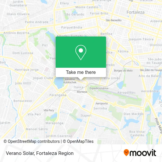 Verano Solar map