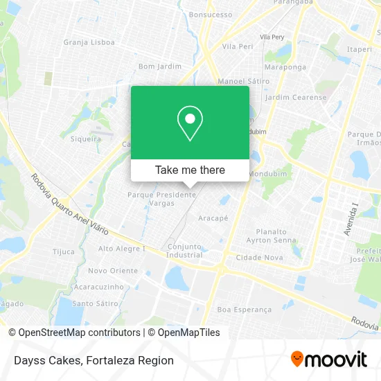 Dayss Cakes map