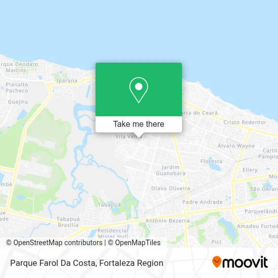 Parque Farol Da Costa map