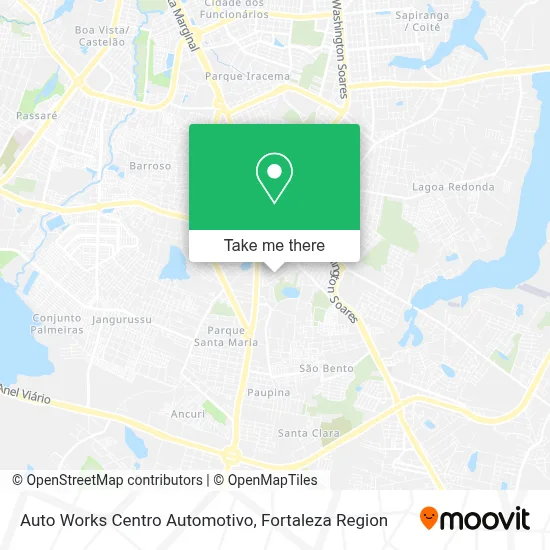 Auto Works Centro Automotivo map