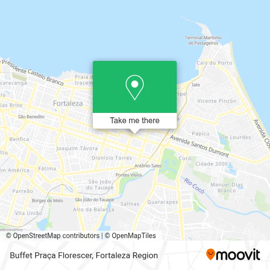Buffet Praça Florescer map