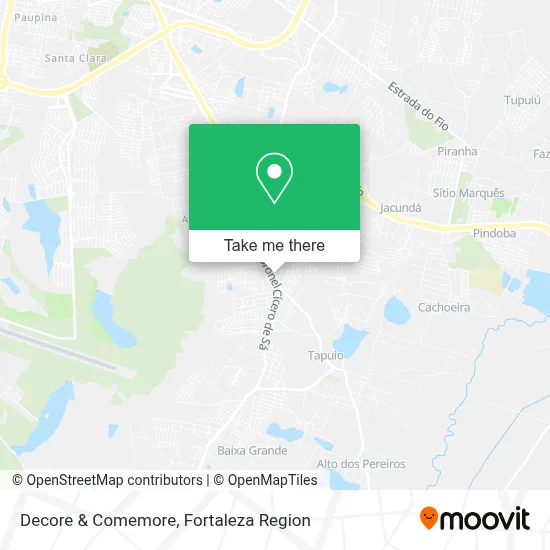 Decore & Comemore map