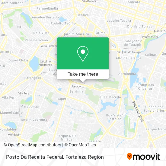 Posto Da Receita Federal map