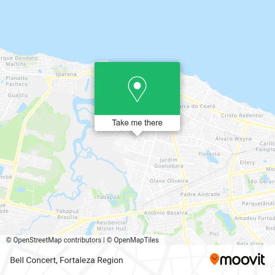 Bell Concert map