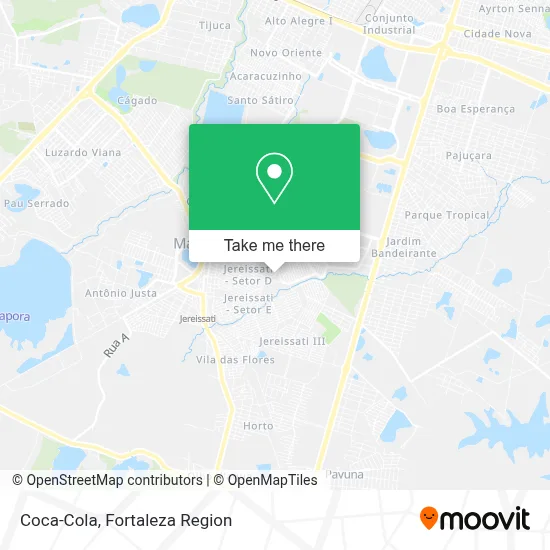 Coca-Cola map