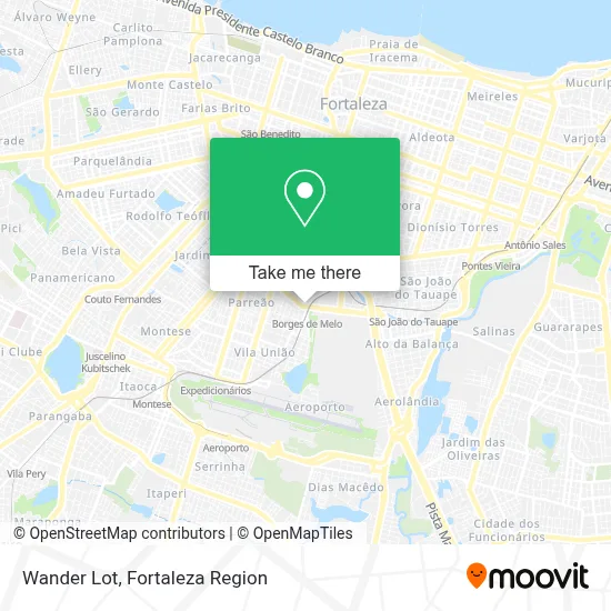 Wander Lot map