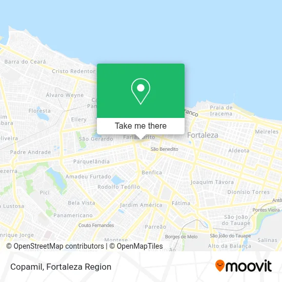 Copamil map