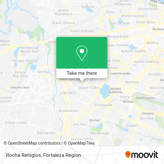 Rocha Relógios map