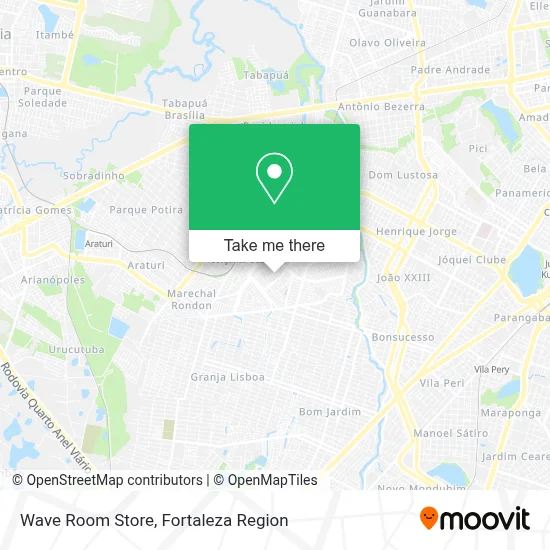Wave Room Store map