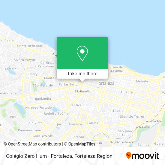 Colégio Zero Hum - Fortaleza map