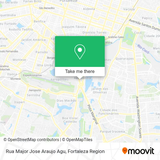 Rua Major Jose Araujo Agu map