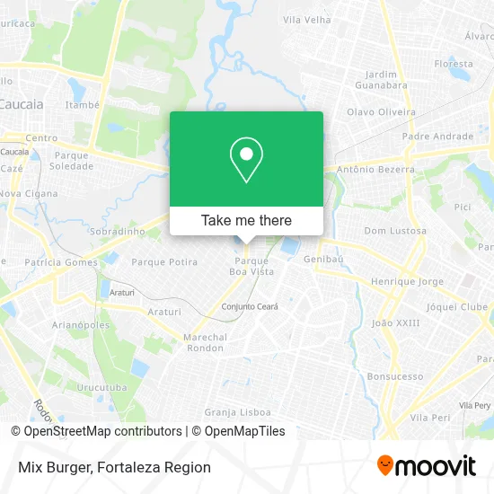 Mix Burger map