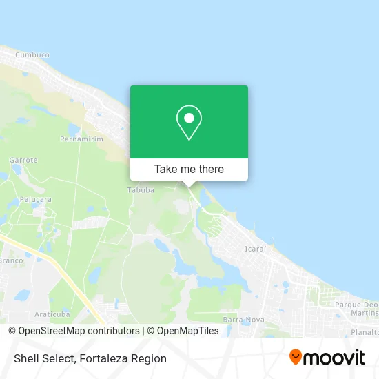 Shell Select map