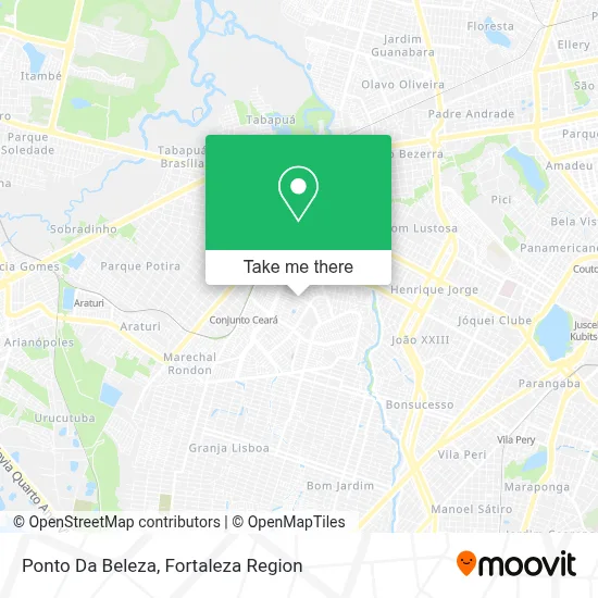 Ponto Da Beleza map