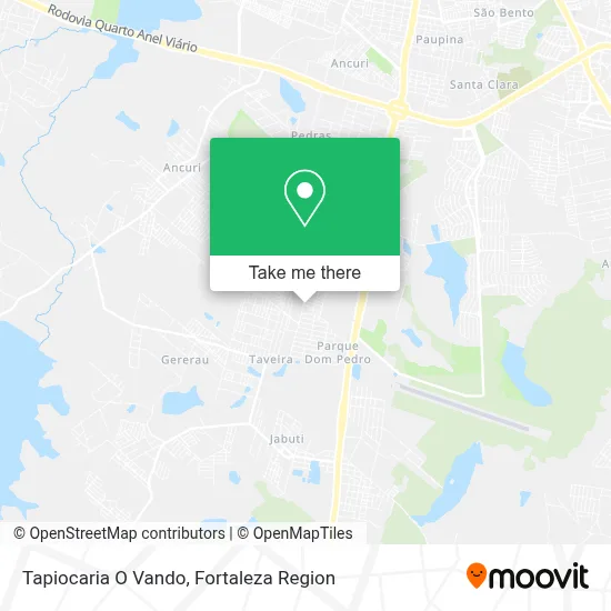 Tapiocaria O Vando map