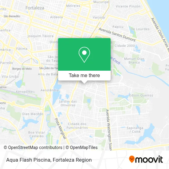 Aqua Flash Piscina map
