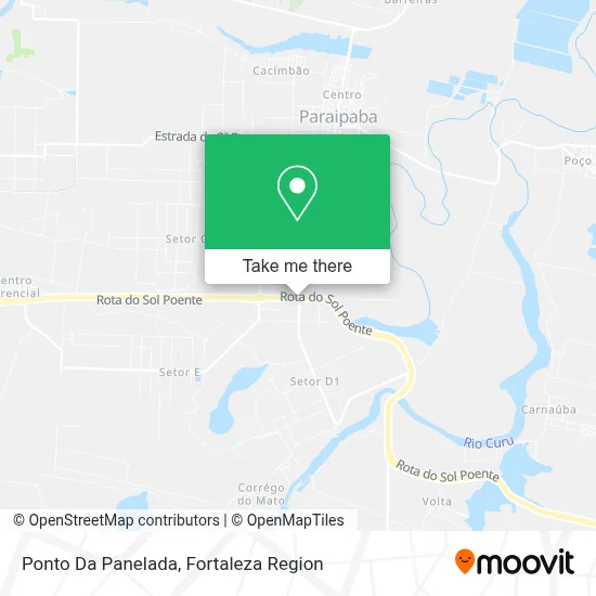 Ponto Da Panelada map