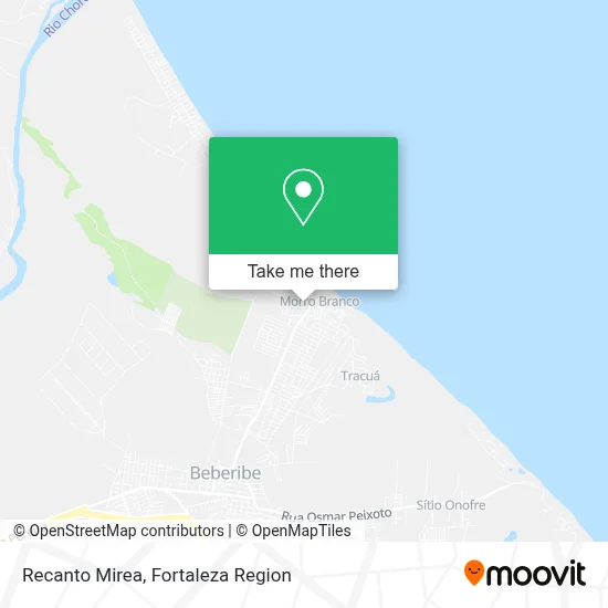Recanto Mirea map