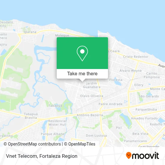 Vnet Telecom map