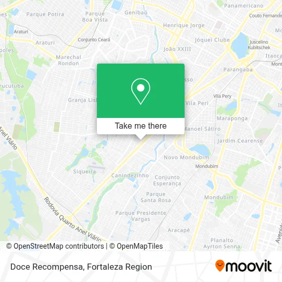 Doce Recompensa map