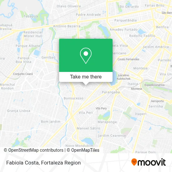 Fabiola Costa map