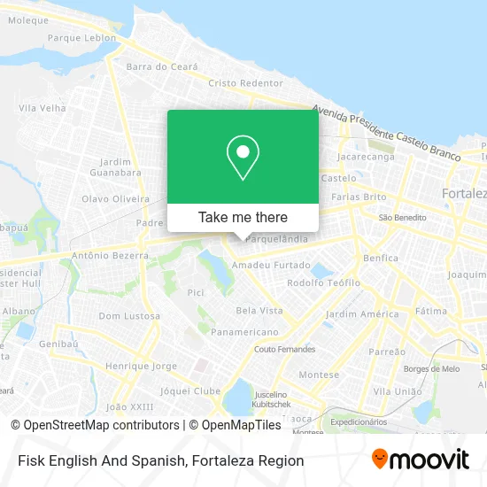Fisk English And Spanish map