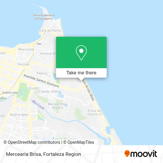 Mercearia Brisa map