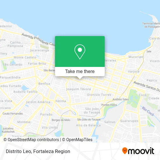 Distrito Leo map