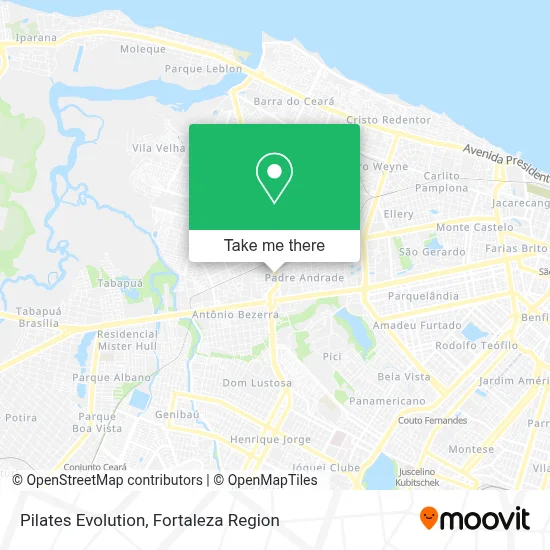Pilates Evolution map