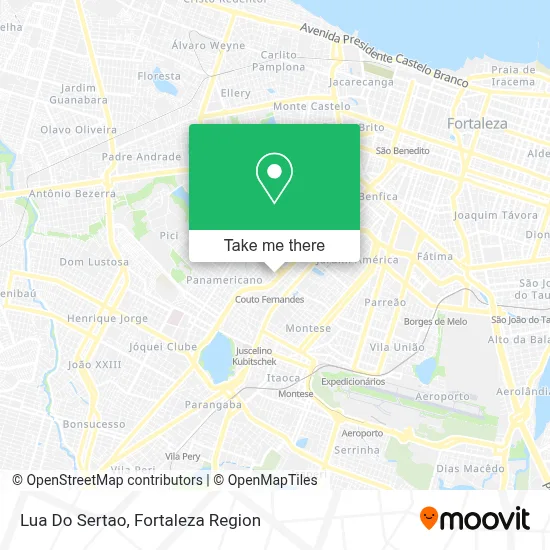 Lua Do Sertao map