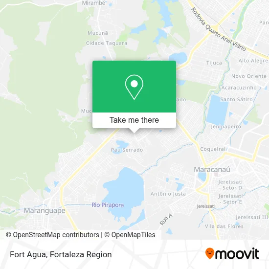 Fort Agua map