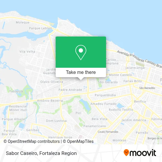 Sabor Caseiro map