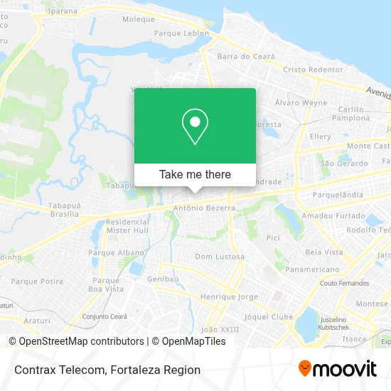 Contrax Telecom map